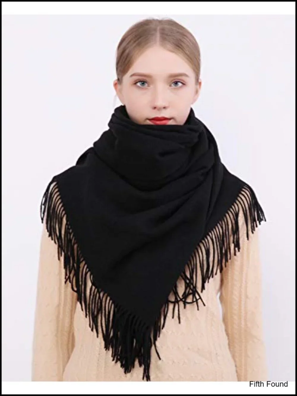 Large Soft Pashmina Shawl Wrap Evening Dress Winter Scarf